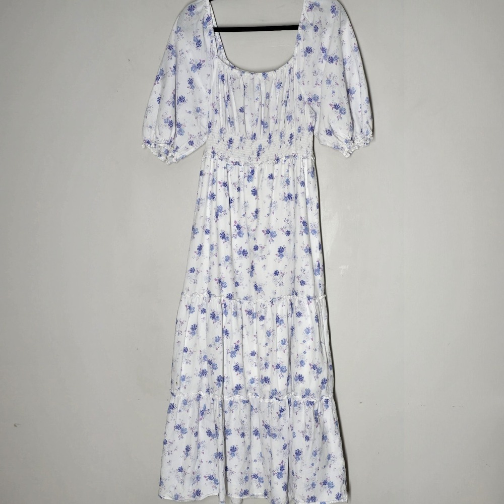 LoveShackFancy x Target Gemma floral prairie maxi dress Size Small